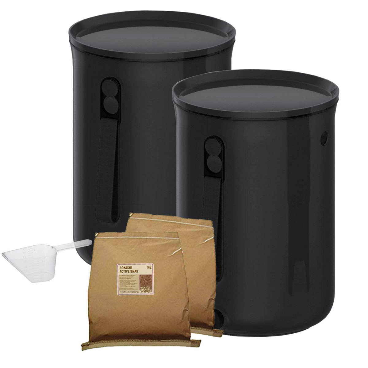 Wiggly Organko 2.0 Ocean Bokashi Compost Kitchen Waste Value Pack (2 Bins)