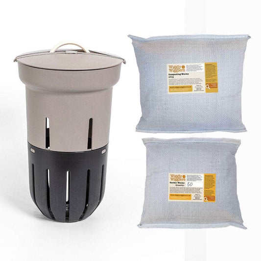 Wiggly SoilBuilder Wormery – The InGround Compost & Soil Health System Taupe