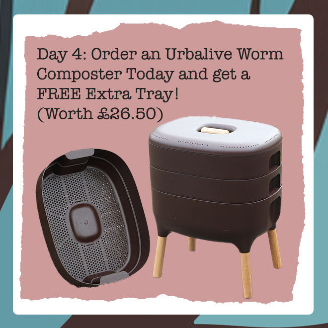 Wiggly Advent Calendar Day 4: Free Extra Tray When You Buy an Urbalive Wormery