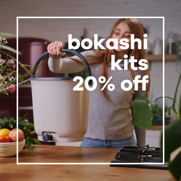 Kickstart your kitchen composting with Bokashi - PLUS SAVE TODAY!