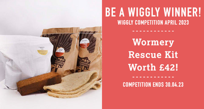 WIN WITH WIGGLY APRIL 2023 – a Wormery Rescue Kit worth £42!