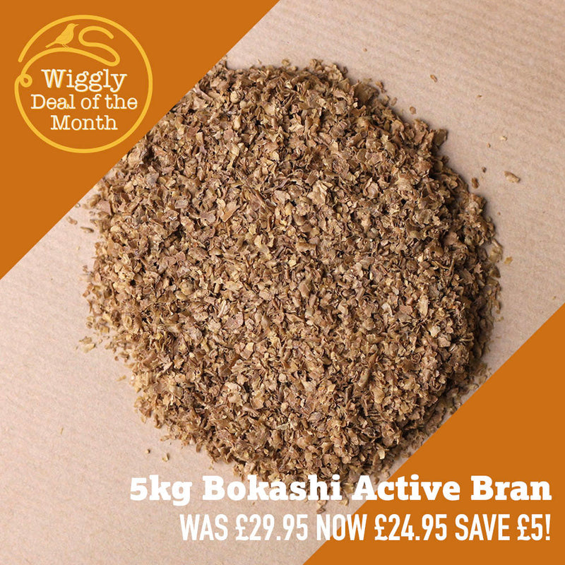 Our Deal of the Month AUGUST 2026 - 5kg Live Bokashi bran SAVE £5 was £29.95 - now £24.95!