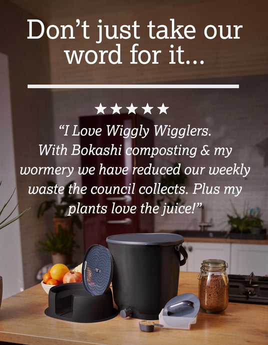 Banish that kitchen waste with wiggly Bokashi!