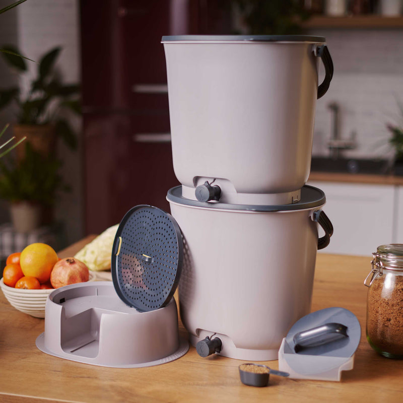 Why do I need two buckets for Bokashi composting?