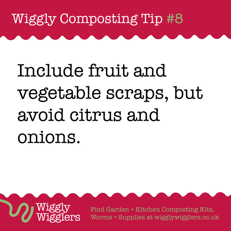 How to keep your worms happy with a balance of waste!