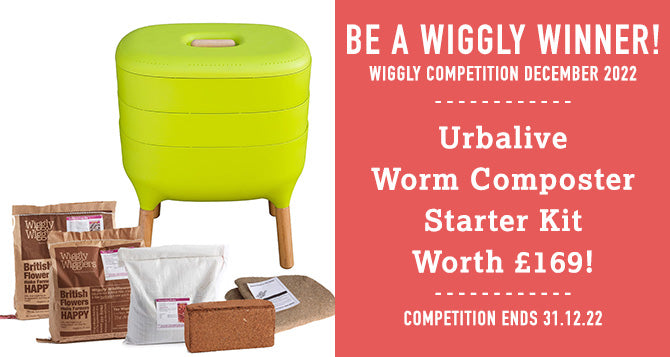 WIN WITH WIGGLY DECEMBER 2022 – AN URBALIVE WORM COMPOSTER KIT - WORTH £169!