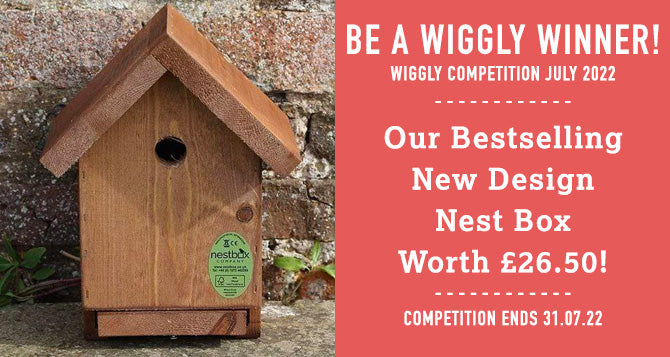 WIN WITH WIGGLY JULY 2022 – WIN A NEW DESIGN NEST BOX!