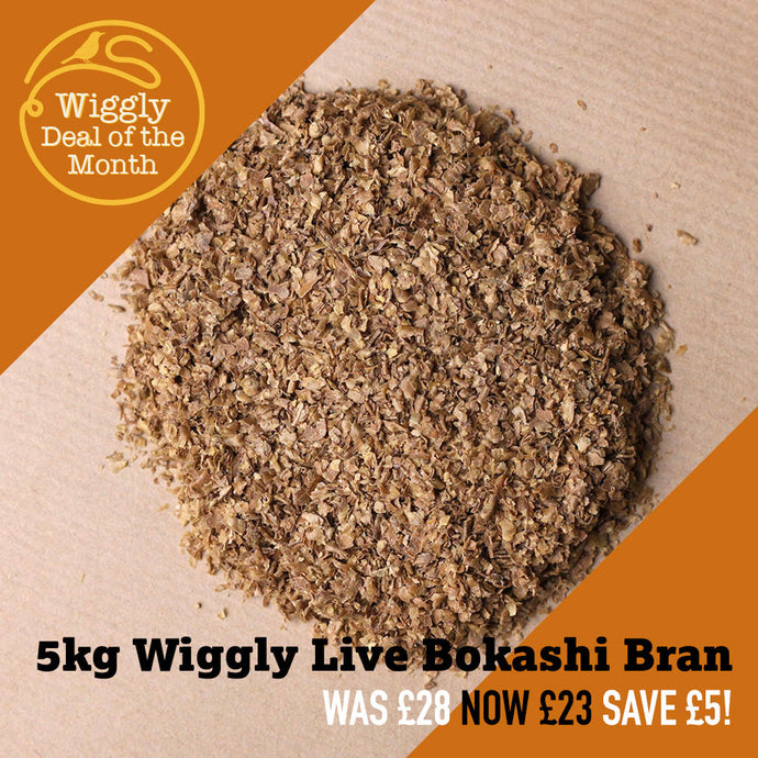 Our Deal of the Month JULY 2025 - 5kg Live Bokashi bran SAVE £5 was £28 - now £23!