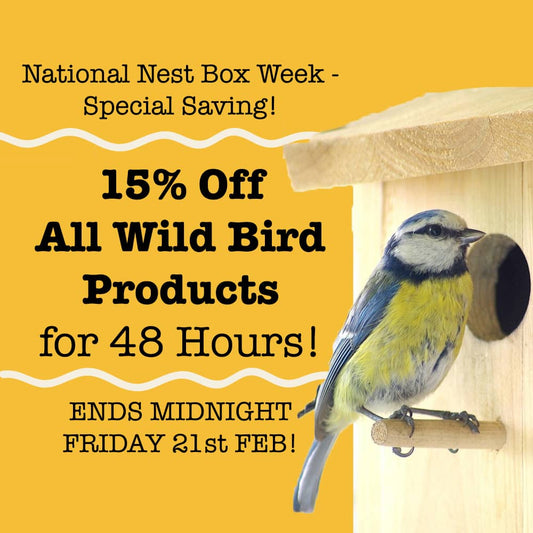 🐦 15% Off Wild Bird Products – 48-Hour Flash Sale! 🌱