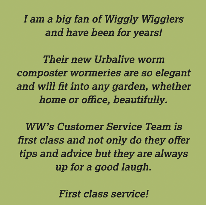 How's this for some fab customer comments?!