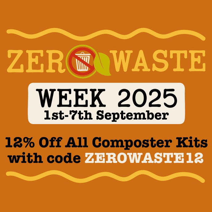 12% Off Composting Systems for Zero Waste Week – Let’s Tackle 12% of UK Food Waste