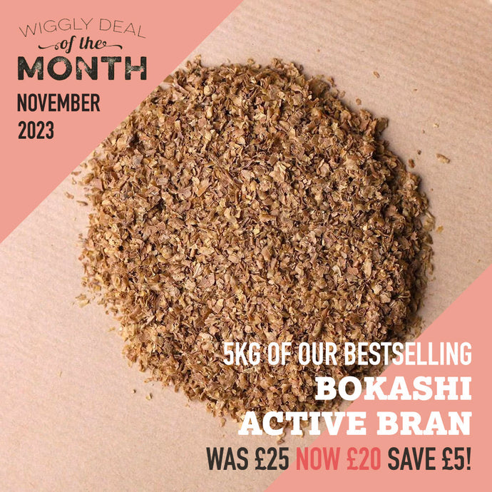 Wiggly Deal of the Month November 2023 - 5kg of Bokashi Active Bran for £20 (Saving £5)