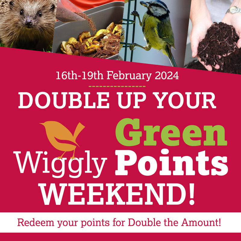 Welcome to our Wiggly Double Up Your Green Points Weekend!