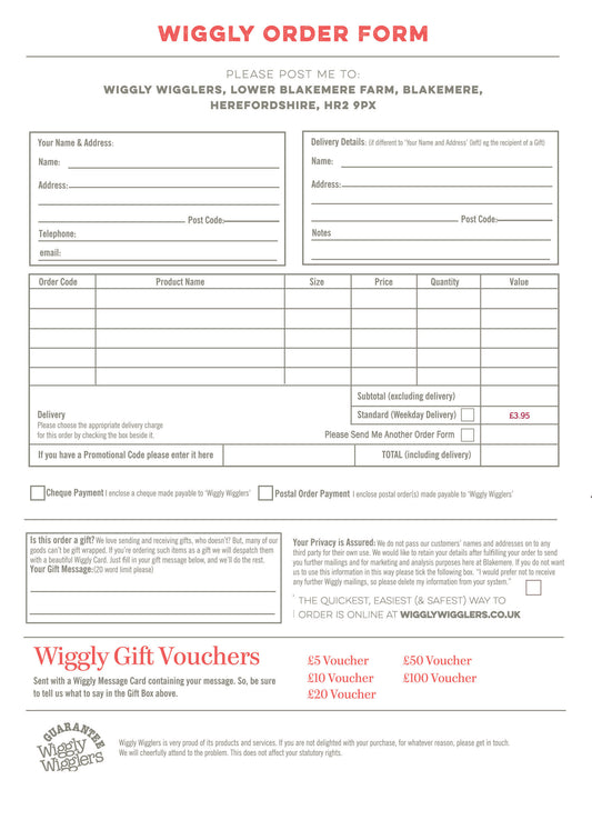 Download or Request a Wiggly Order Form