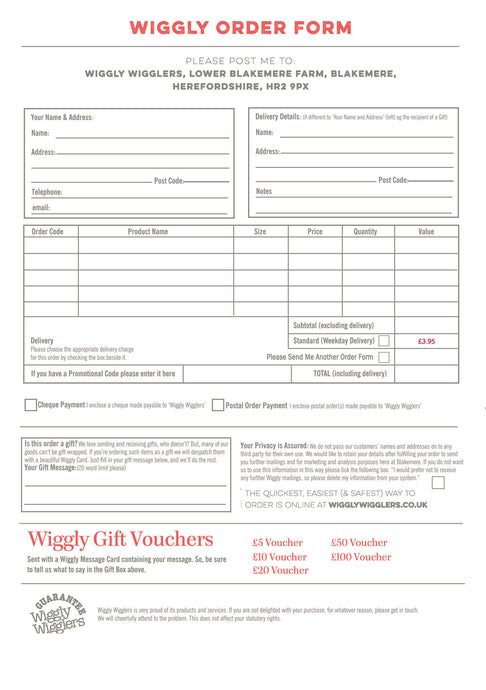 Download or Request a Wiggly Order Form