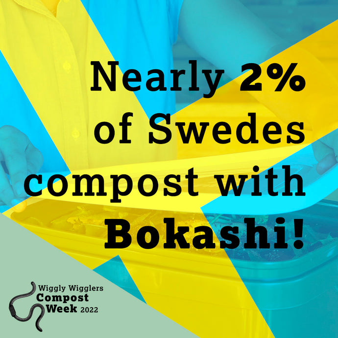 TAKE CARE of your OWN WASTE! We’re MILES behind Sweden and Germany - over 1% of households there are using Bokashi Kits!