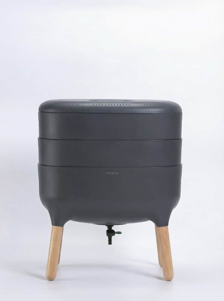 Urbalive Worm Composter From Wiggly Wigglers - Unit Only Dark Grey