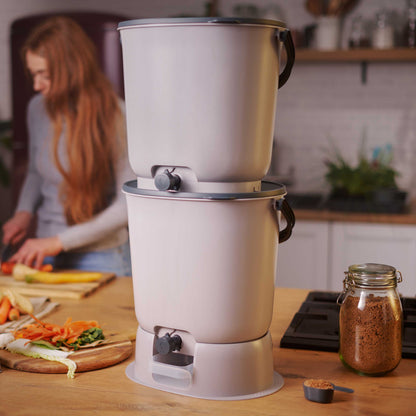 Bokashi Organko Essential Compost Kitchen Waste Value Pack - Grey - For Business