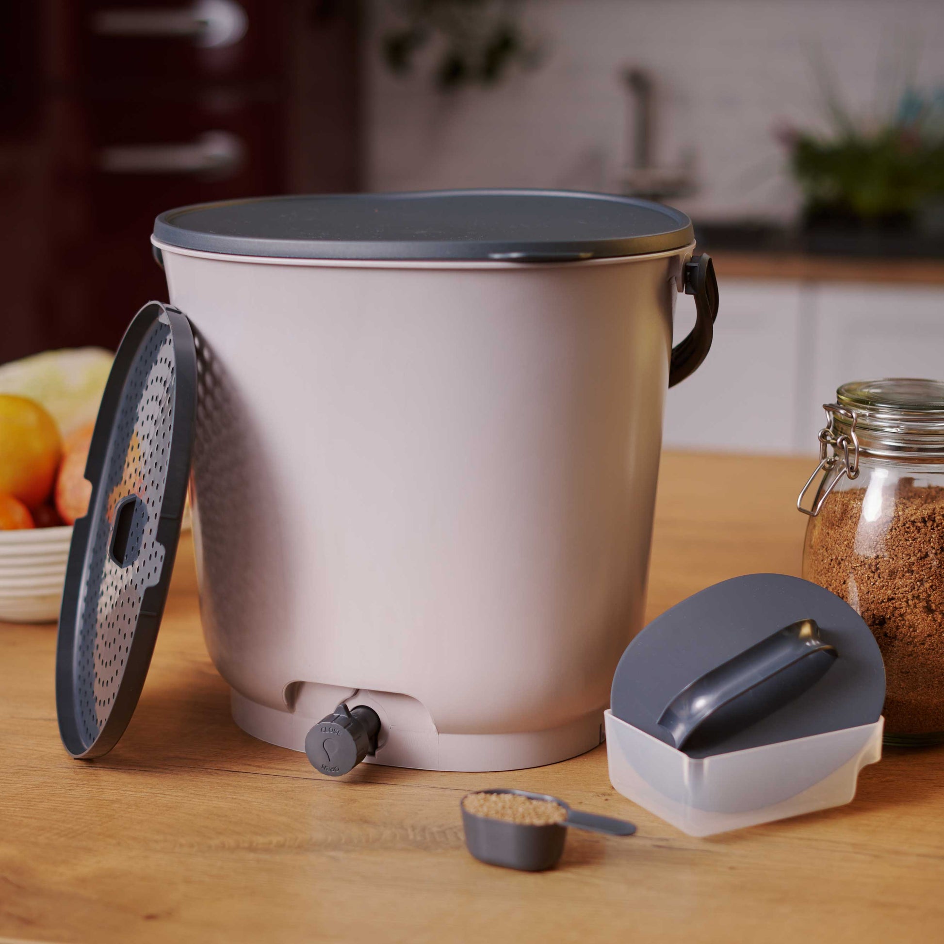 Bokashi Organko Essential Compost Kitchen Waste Value Pack - Grey - For Business