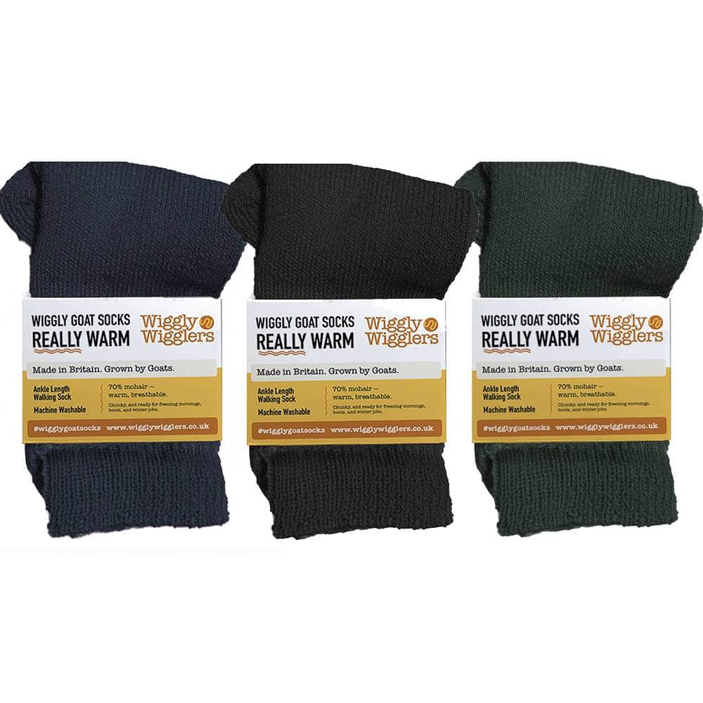 Wiggly Goats Socks - REALLY WARM "The Early Start" Gift Pack