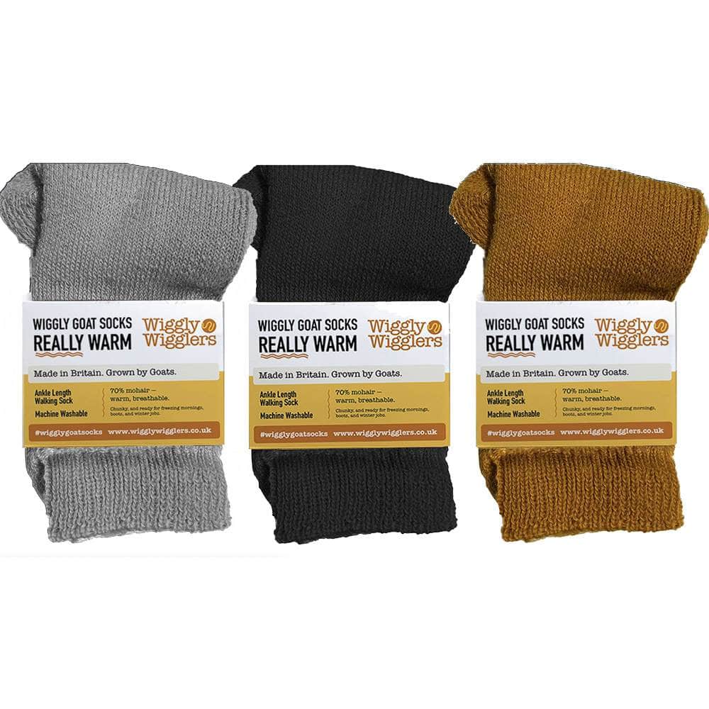 Wiggly Goats Socks - REALLY WARM "The Frosty Morning" Gift Pack