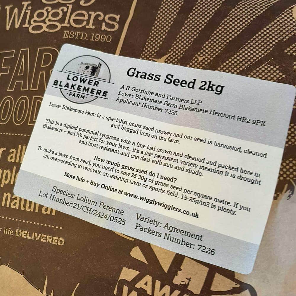 Click & Collect Grass Seed - Homegrown On Our farm 2kg