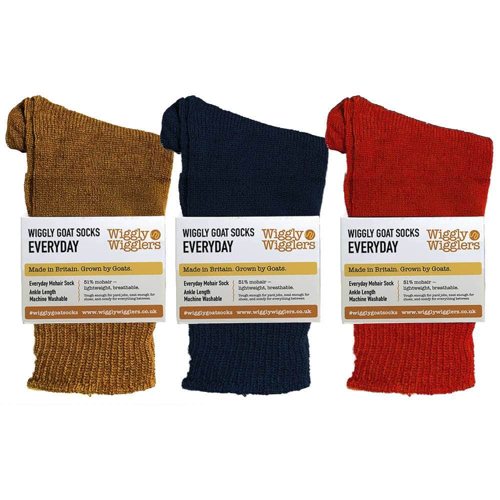 Wiggly Goats Socks - EVERYDAY "The Harvest Run" Gift Pack