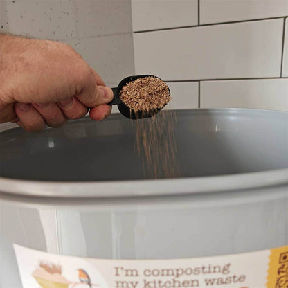 Wiggly Bokashi Organko Essential Compost Kitchen Waste Bucket - Grey