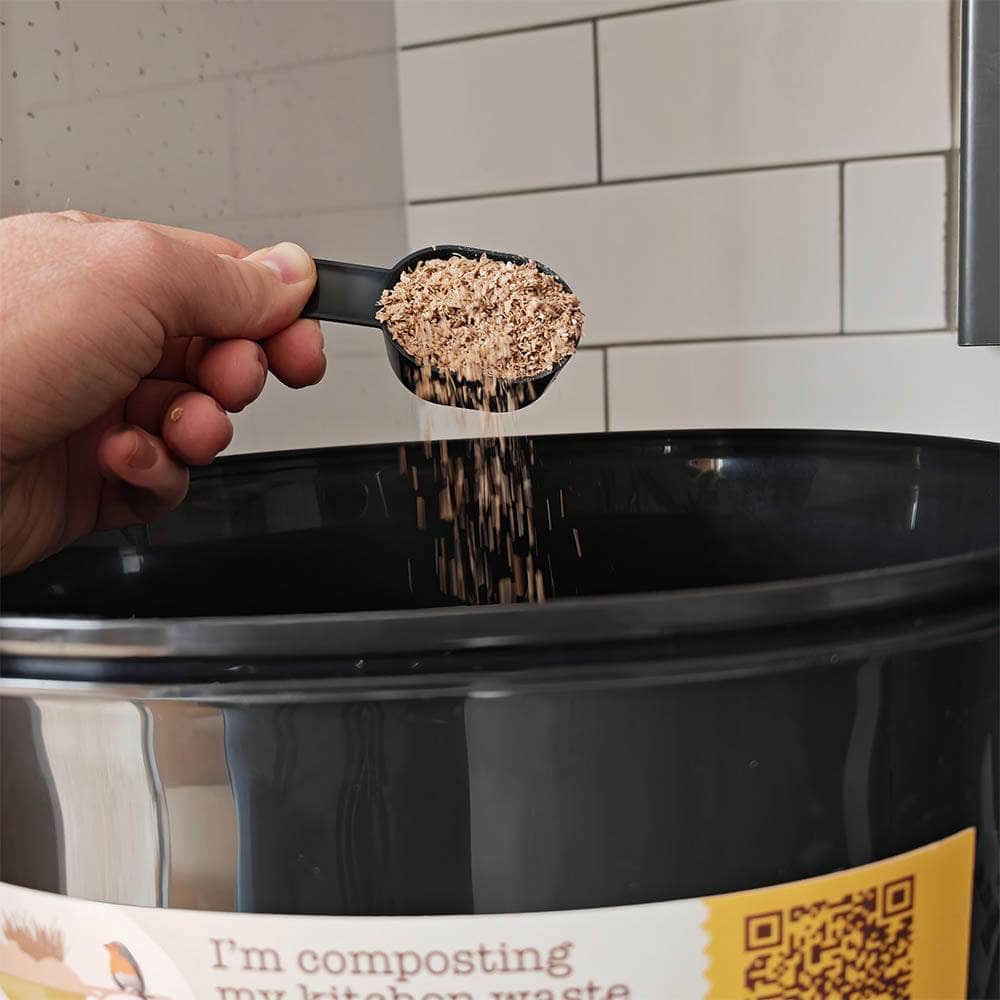 Wiggly Bokashi Organko Essential Compost Kitchen Waste Value Pack - Black