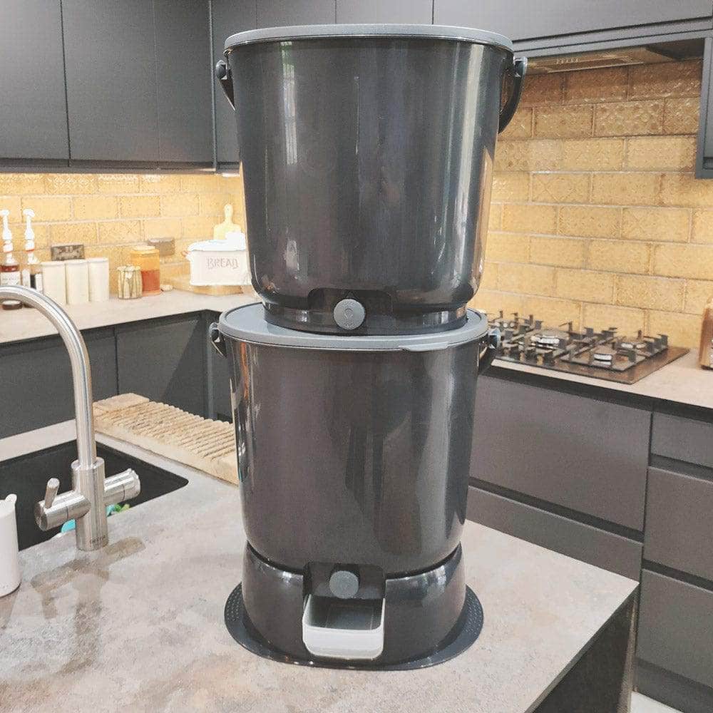 Bokashi Organko Essential Compost Kitchen Waste Value Pack - Black - For Business