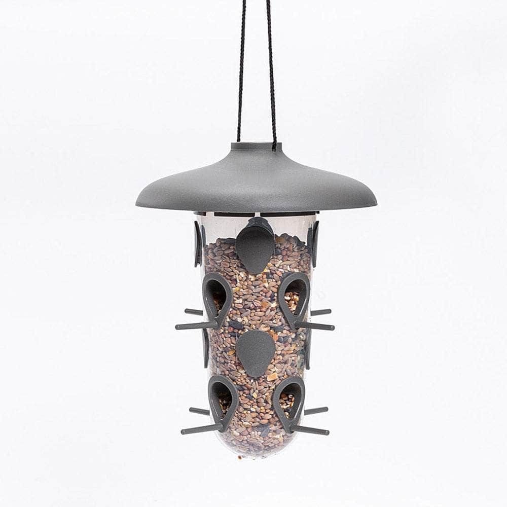 Robin 2-in-1 Bird Feeding Set Grey