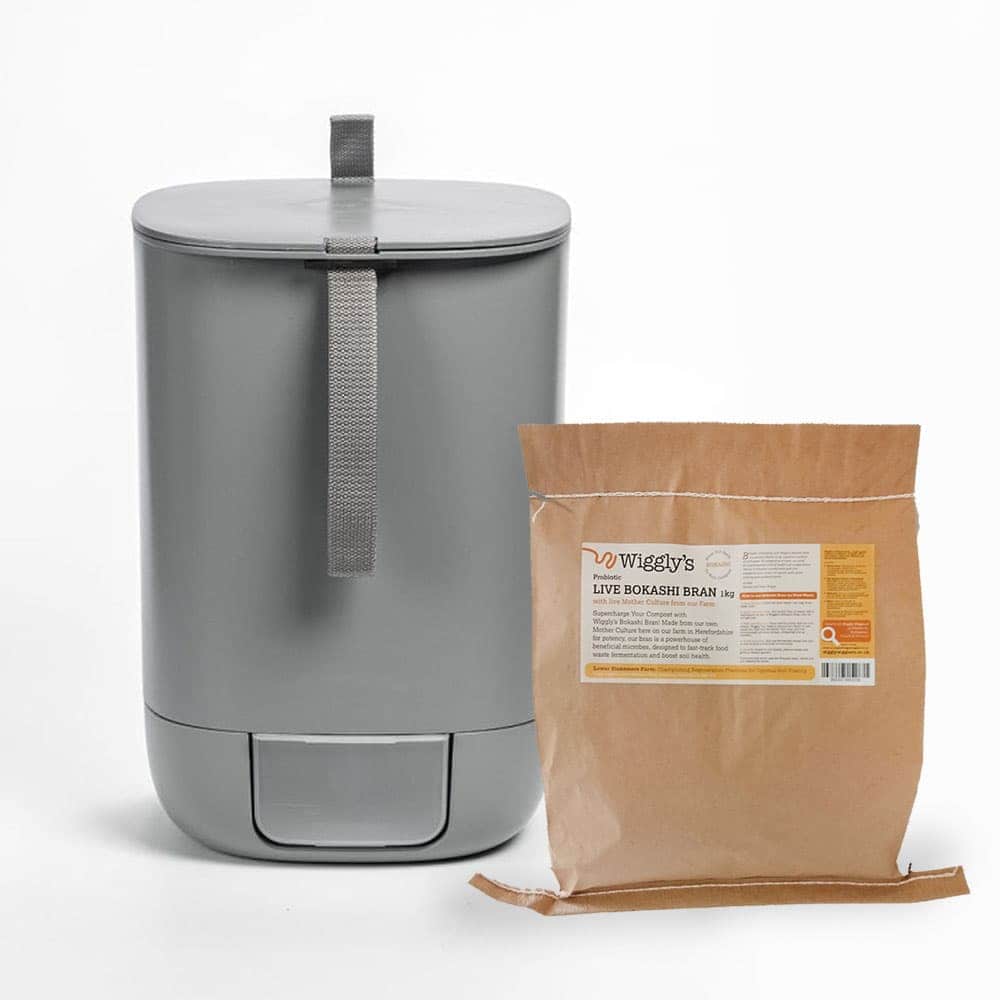 Plastia Bokashi Composter + 1kg Live Bokashi Bran