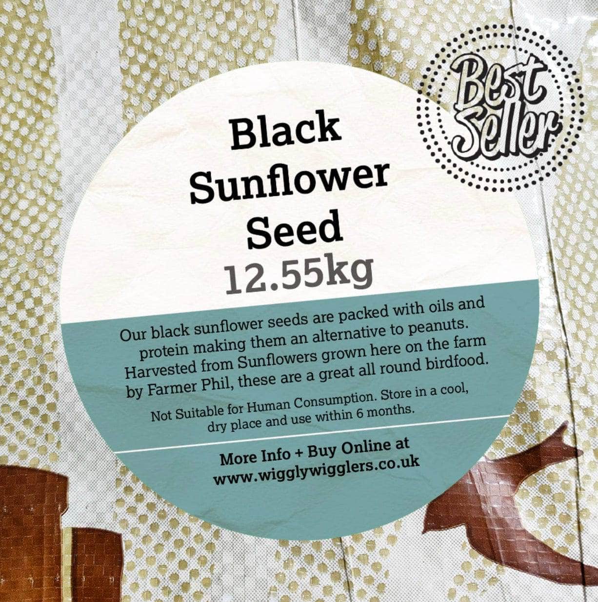 Click & Collect Black Sunflower Seed 12.55kg