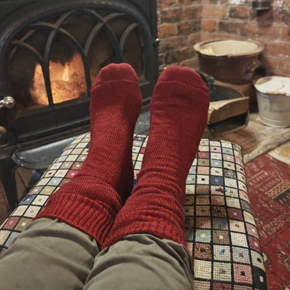 Wiggly Goats Socks - Everyday - Bramble Wine