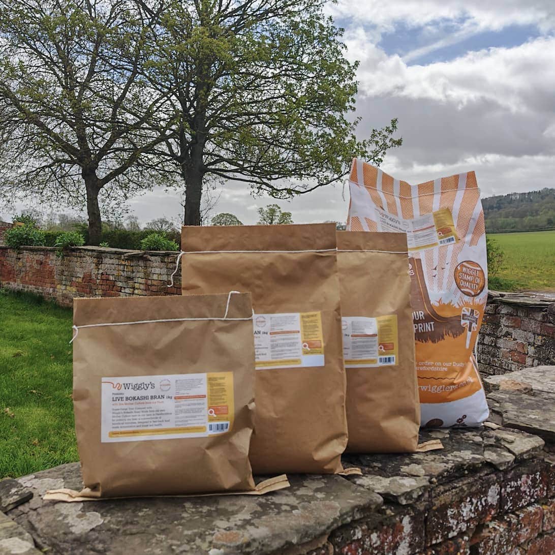Wiggly’s LIVE Bokashi Active Bran – Turn Food Waste into Living Soil | Made on Our Herefordshire Farm