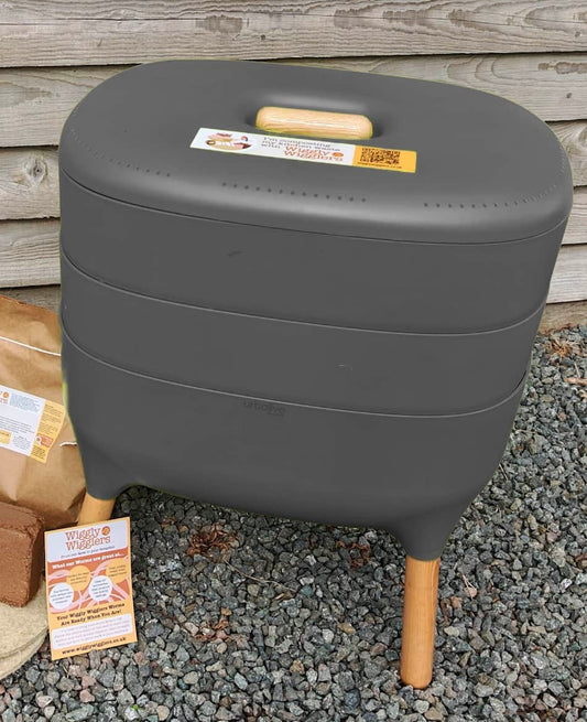 Urbalive Worm Composter From Wiggly Wigglers - Unit Only Dark Grey