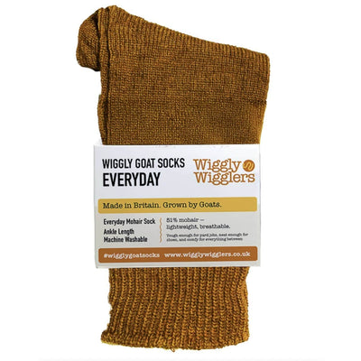 Wiggly Goats Socks - Everyday - Barley Straw