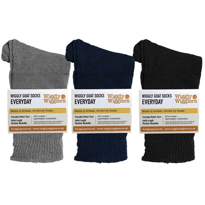 Wiggly Goats Socks - Everyday Neutrals Gift Pack