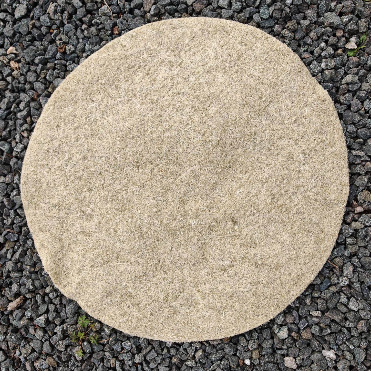 Wormery Moisture Mats Round Mats (39cm diameter) / Standard - Most Popular ⭐  (600 g/m² hemp fibre) / Pack of 2
