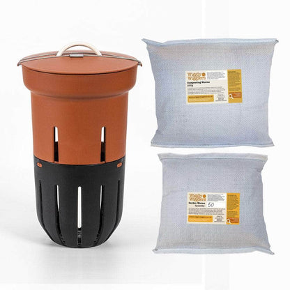Wiggly SoilBuilder Wormery – The InGround Compost & Soil Health System Terracotta