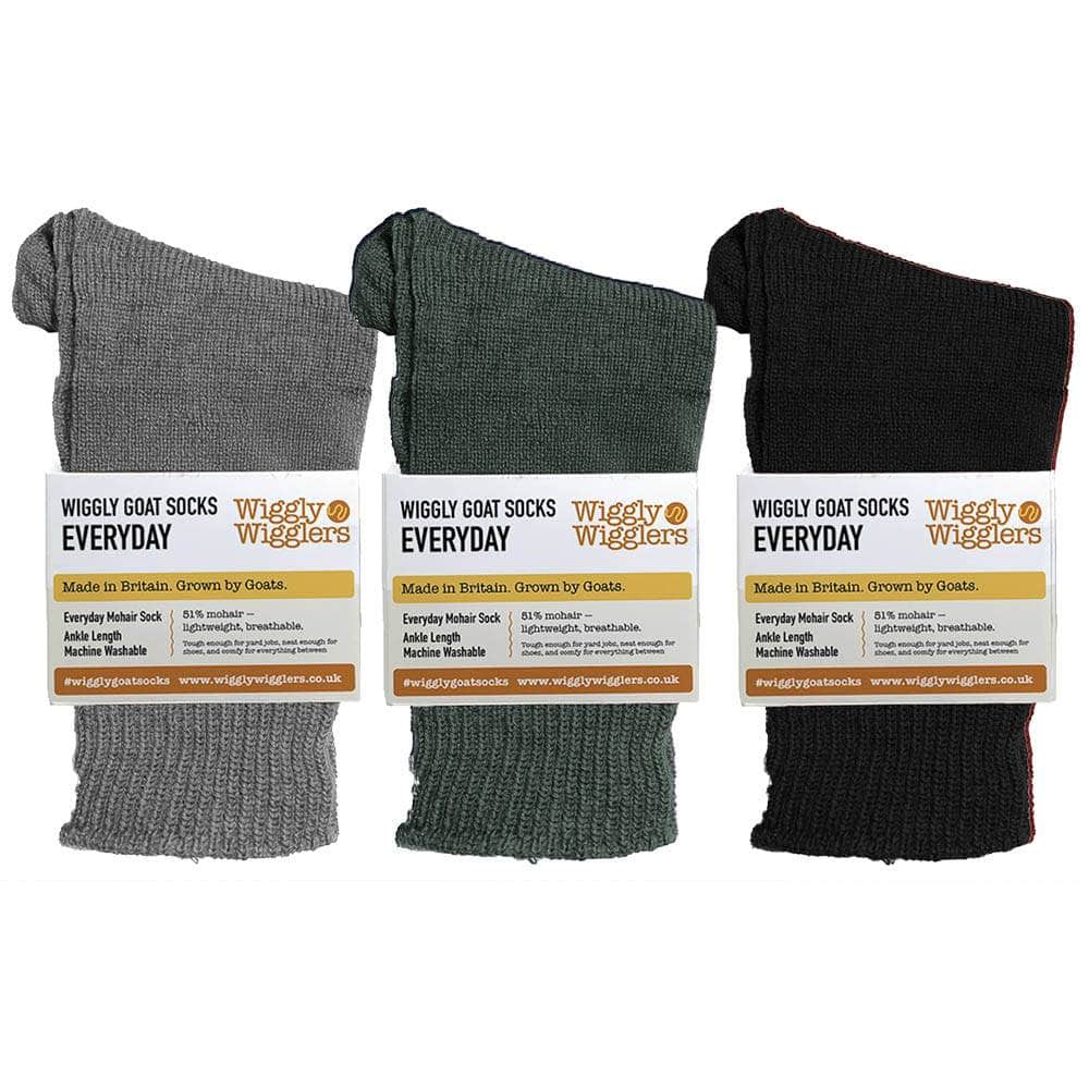 Wiggly Goats Socks - EVERYDAY "The Yard Round" Gift Pack