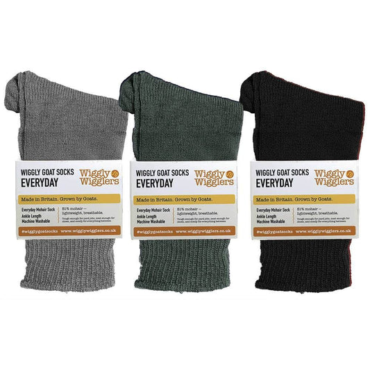 Wiggly Goats Socks - EVERYDAY "The Yard Round" Gift Pack