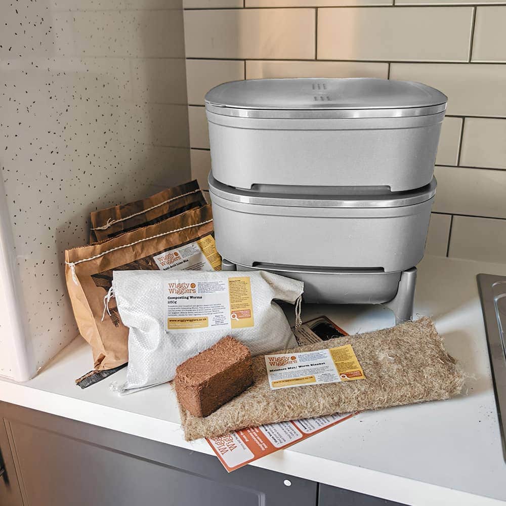 Compact Worm Farm from Wiggly Wigglers - Complete Kit