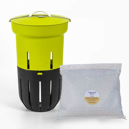 Plastia In-ground worm farm Green / with 250g Composting Worms