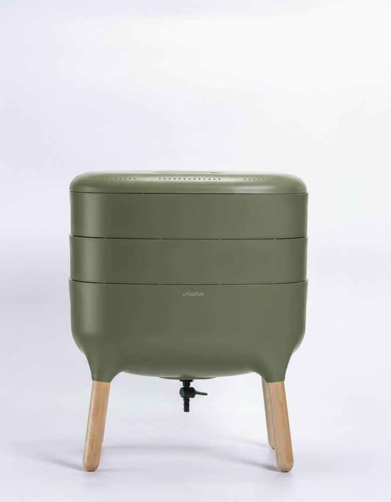 Urbalive Worm Composter From Wiggly Wigglers - Unit Only Olive