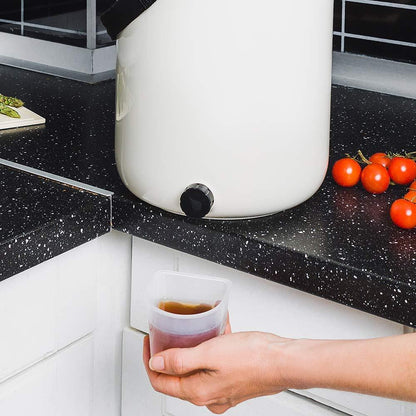 Composting LBF Organko 2.0 Bokashi Compost Kitchen Waste Value Pack - White (2 Bins)