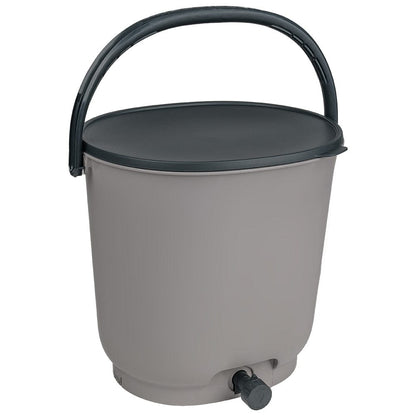 Composting LBF Bokashi Organko Essential Compost Kitchen Waste Bin - Grey