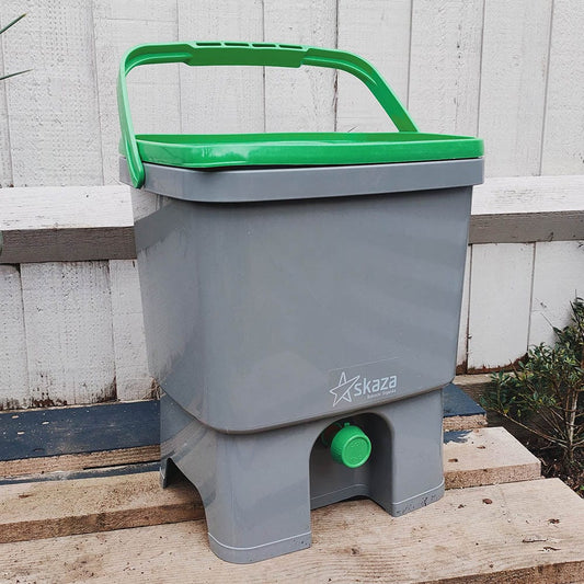 Composting LBF Organico Bokashi Compost Kitchen Waste Bin - Green/Grey - NEW BETTER PRICE