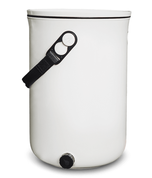 Composting Organko 2 Bokashi Compost Kitchen Waste Bin - White