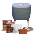 Composting LBF Urbalive Worm Composter Wormery From Wiggly Wigglers - 20 Litre Stone | Unit + Starter Pack